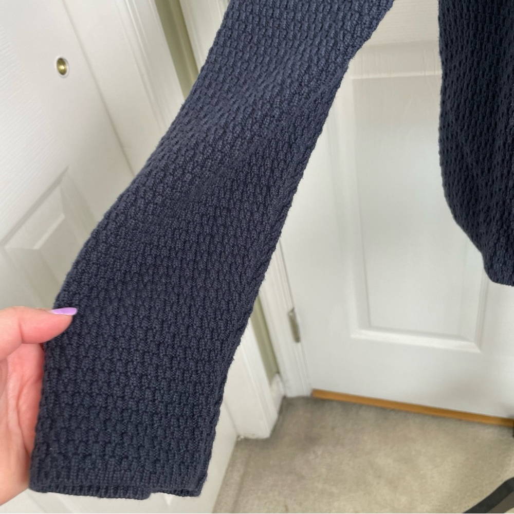 Talbots Knit Collared Double-Breasted Button Fron… - image 4